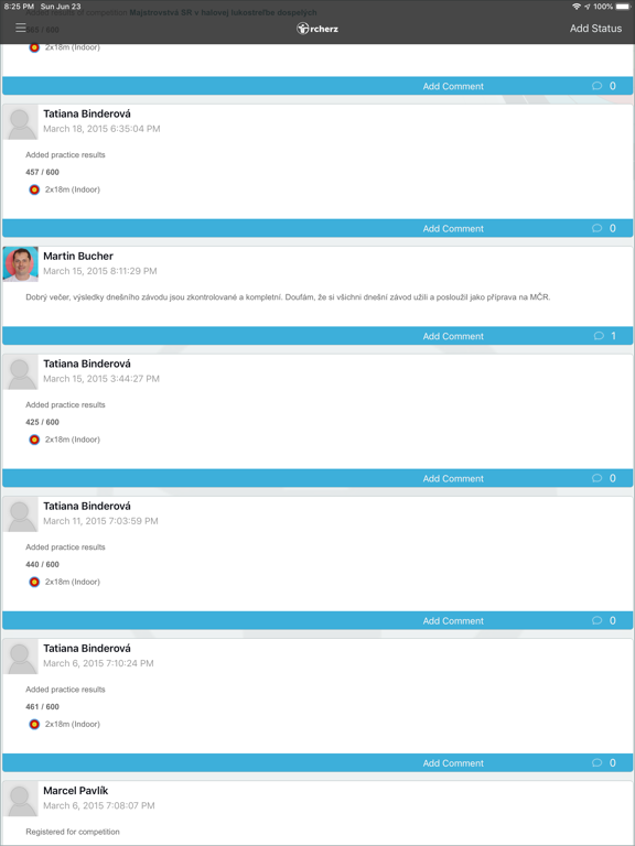 Rcherz.com iPad screenshot 10 - Sports app
