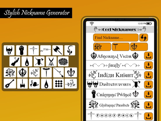 Screenshot #5 pour Générateur de pseudonymes