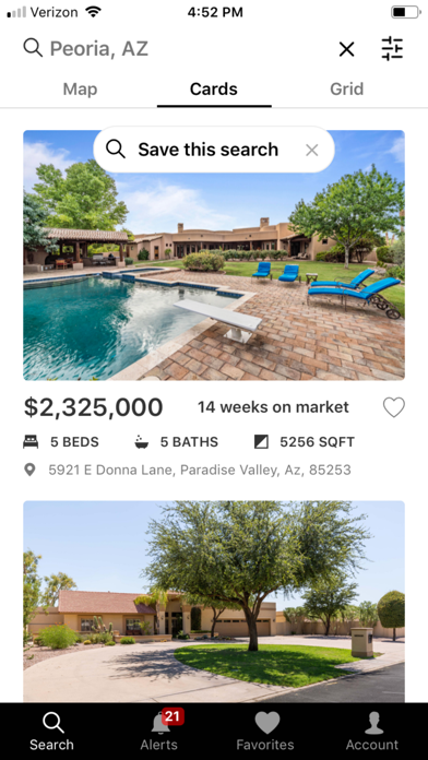 Lake Pleasant Real Estate Screenshot