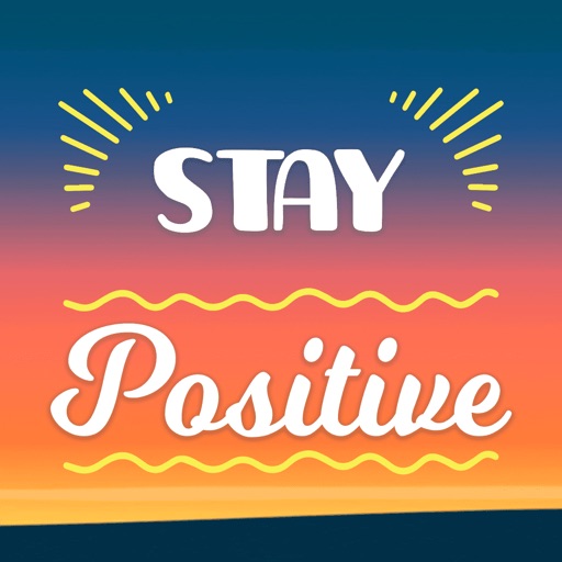 Stay Strong: Be Positive Words icon