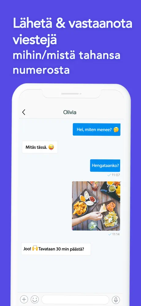 TalkU: Ei puhelu-/viestirajoja