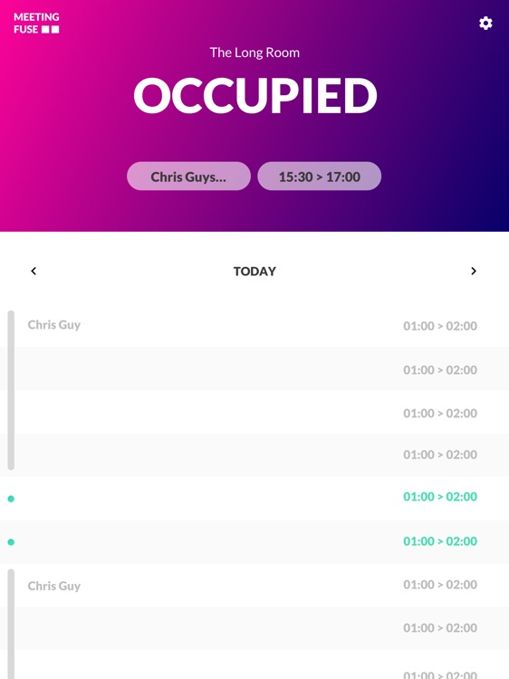 Meeting Fuse Room Display