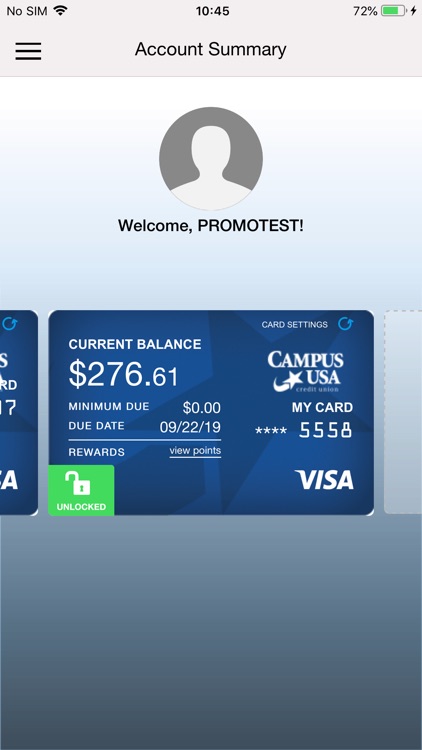 CampusUSA Card Control