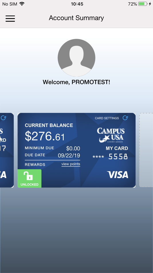 #3. CampusUSA Card Control (iOS) 由: CAMPUS USA Credit Union Mobile
