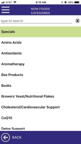 NOW Foods Wholesale Orders screenshot
