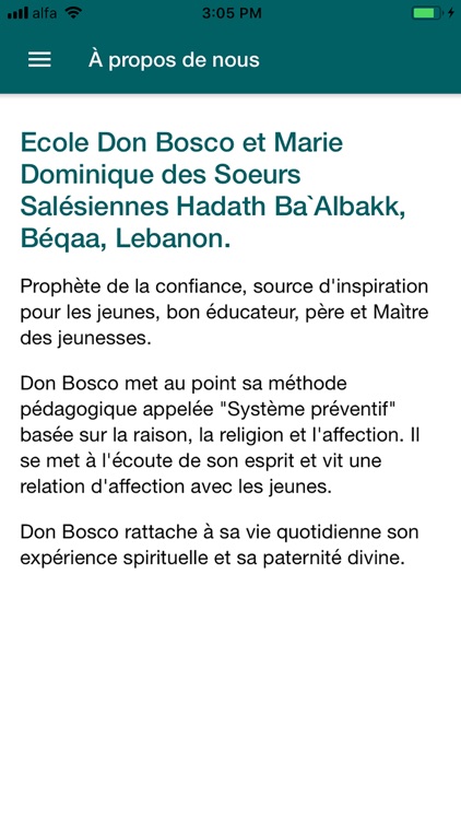 Don Bosco -  Hadath Baalbeck screenshot-5