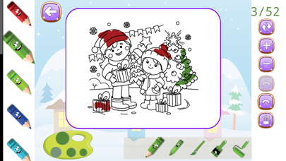 Screenshot #3 pour Père Noël à colorier Livres