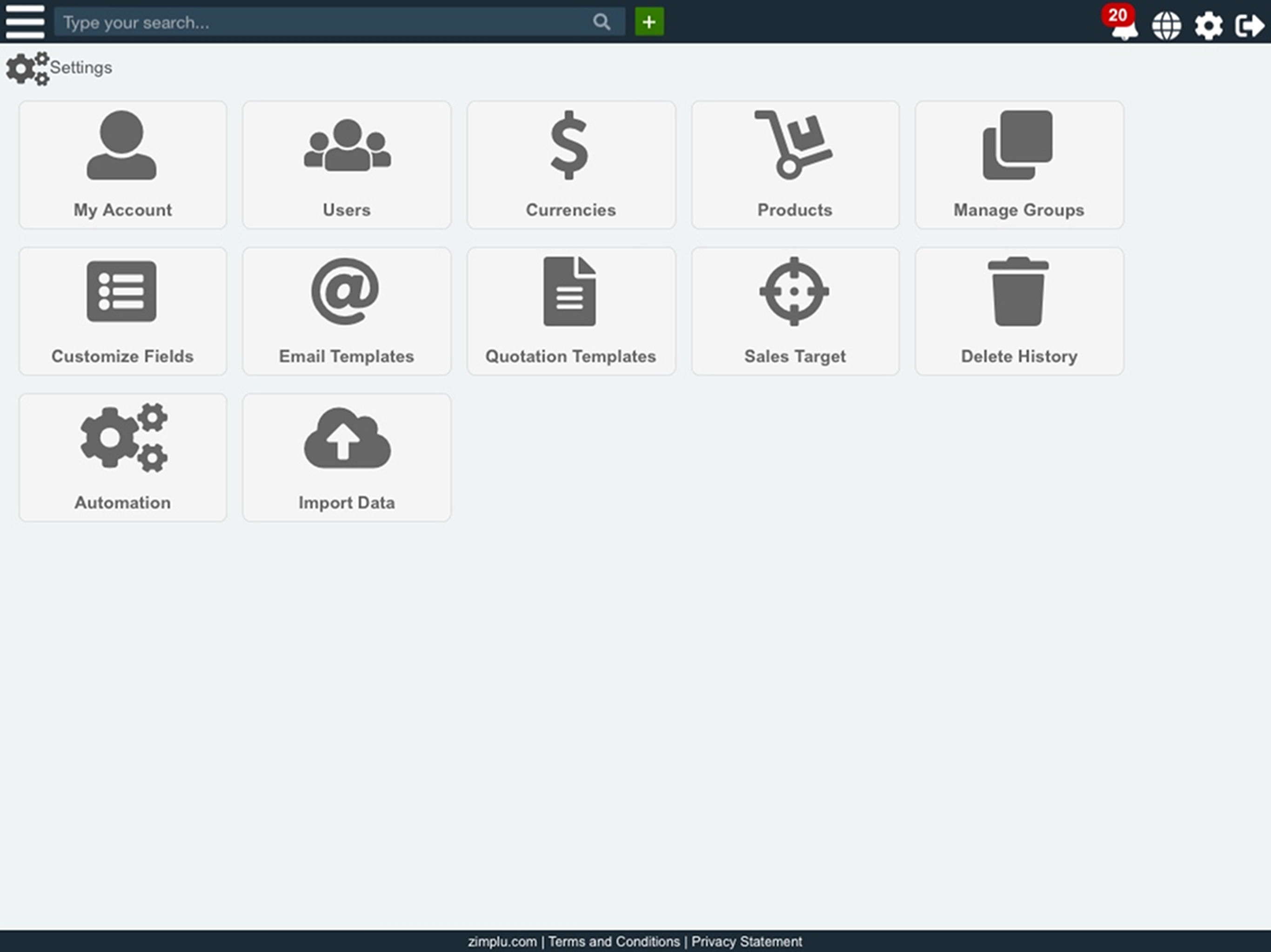 Zimplu CRM screenshot 15