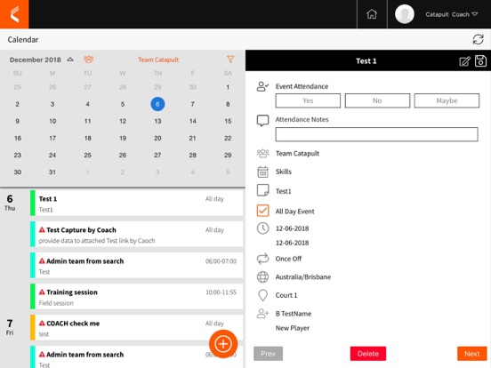 Screenshot #6 pour Catapult AMS Coach