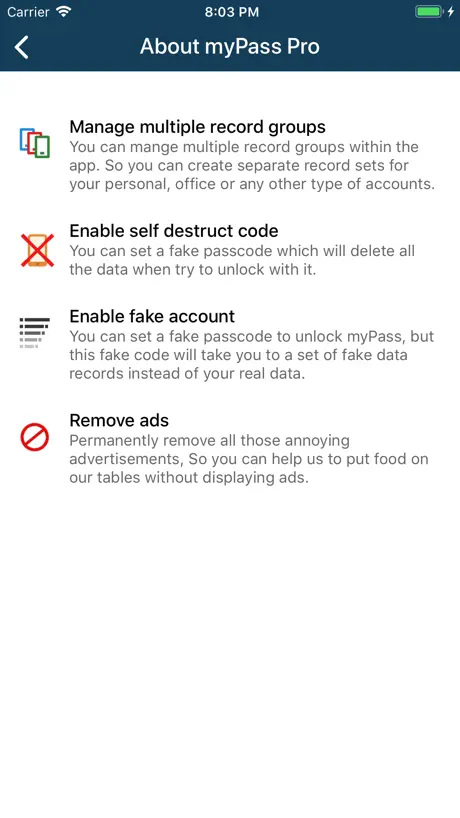 myPass - password manager