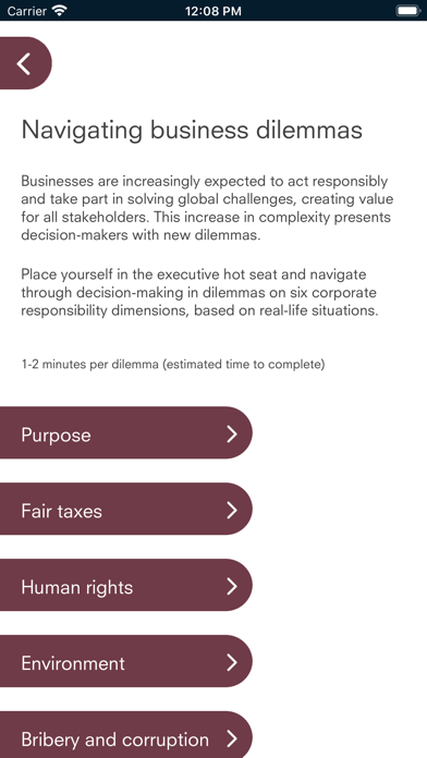 Global Goals BusinessNavigator Screenshot