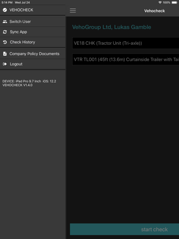 Vehocheck screenshot 3