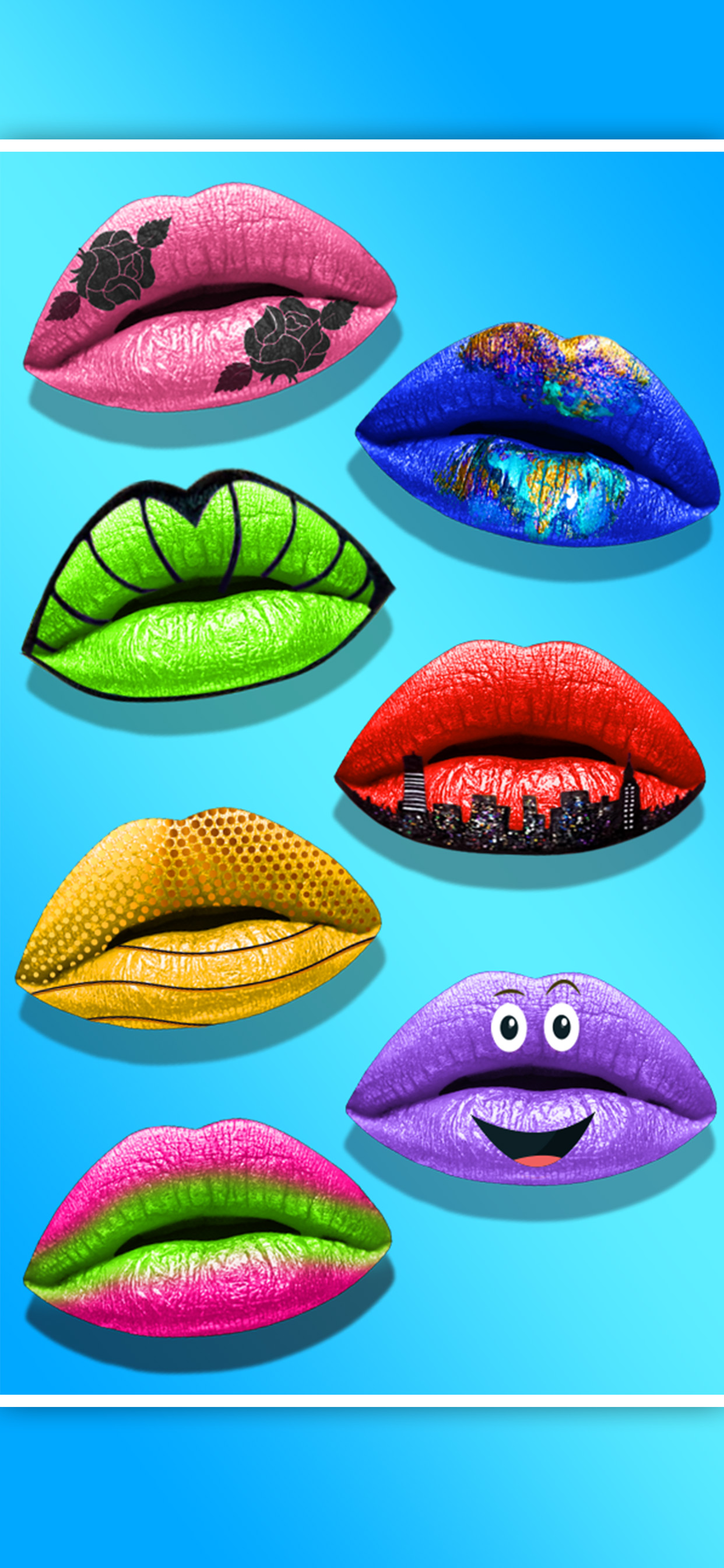 Lips Done! Satisfying Lip Art