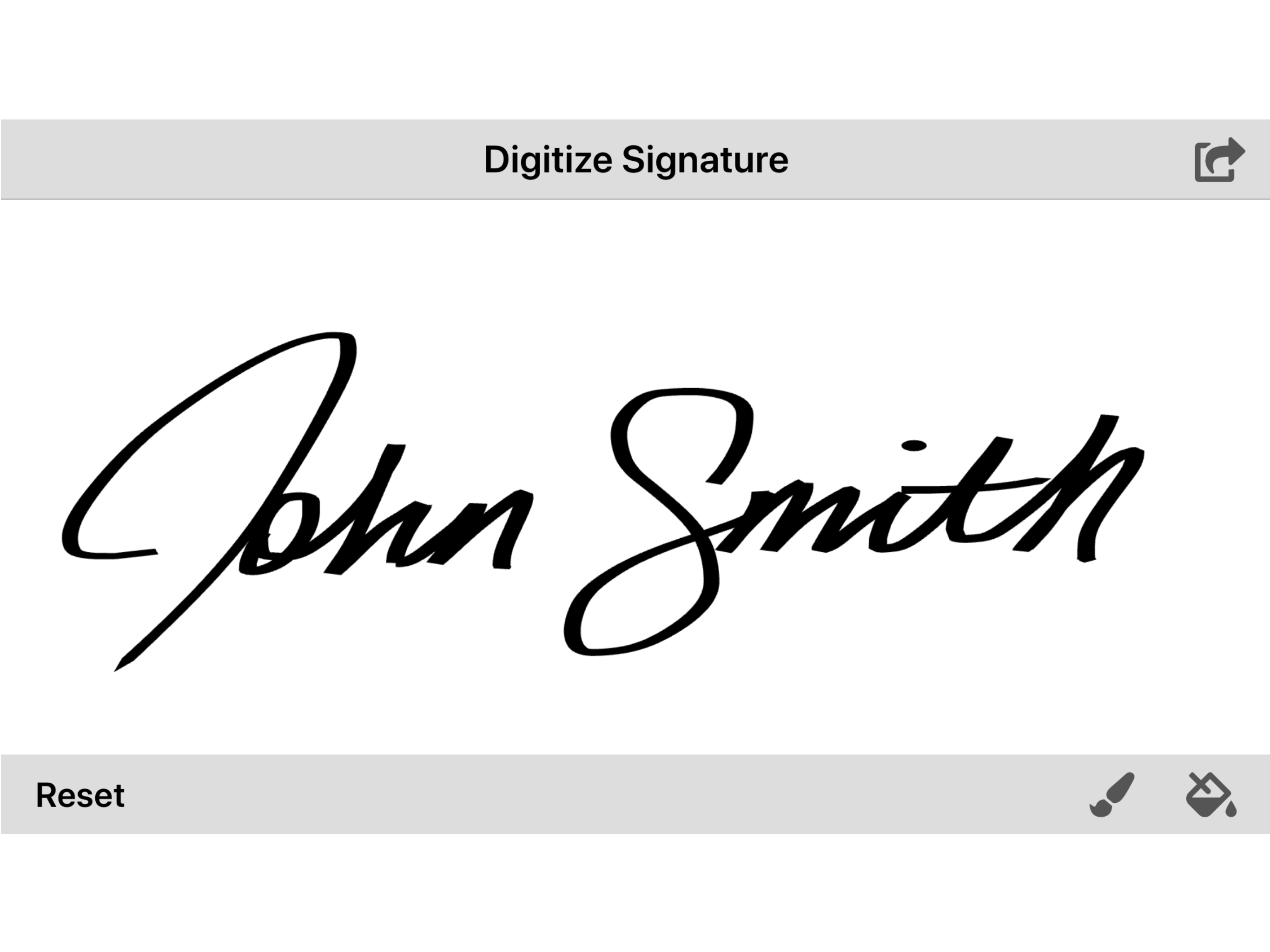 Digitize Signature