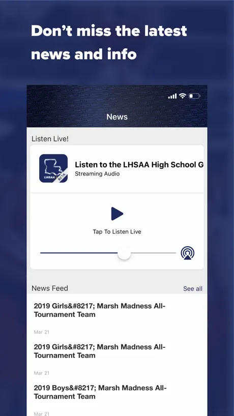 LHSAA Live