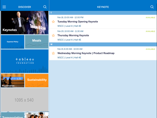 Screenshot #5 pour Tableau Conferences