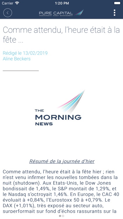 Pure Capital Mobile App