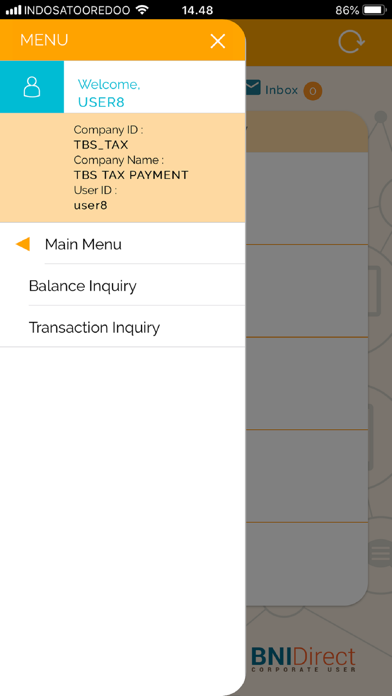 BNIDirect Mobile Screenshot