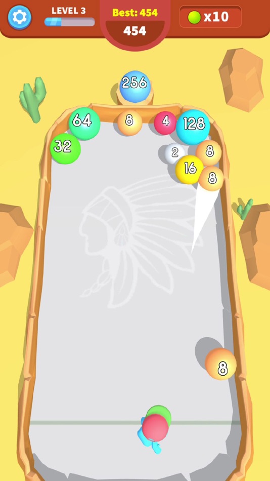 #3. 2048 Color 3D (iOS) 由: BAP