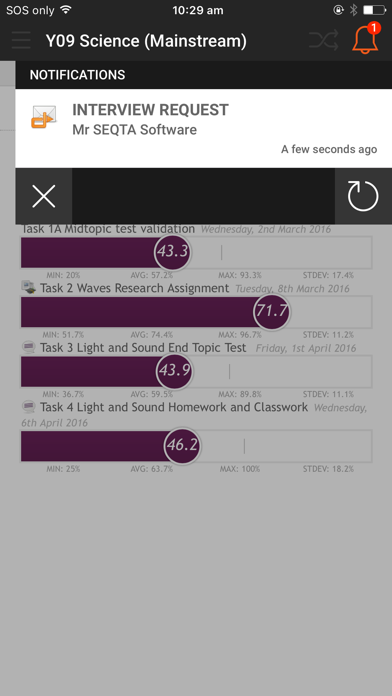 SEQTA Engage Screenshot