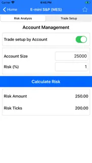 futures calculator iphone screenshot 2