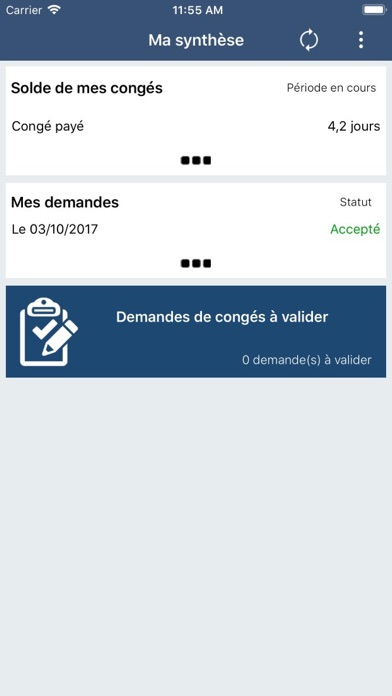 Screenshot #2 pour Mes Congés et Absences