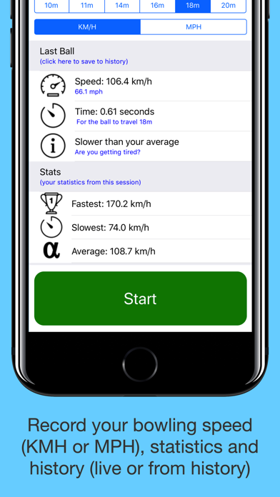 Speed Gun For Cricket Screenshot