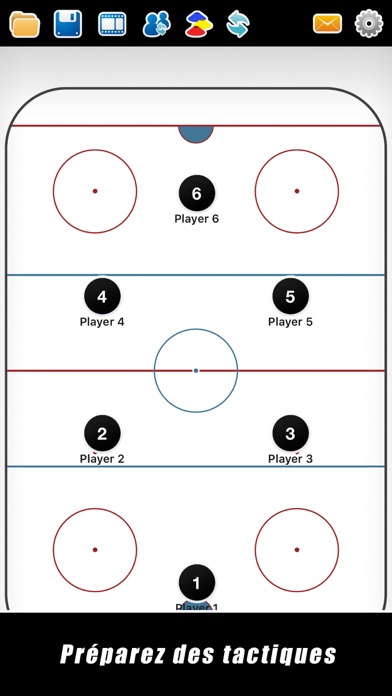 Screenshot #1 pour Planche Tactique: Hockey++