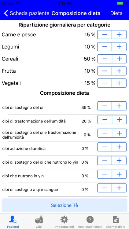 Shì Zhì curare con i cibi