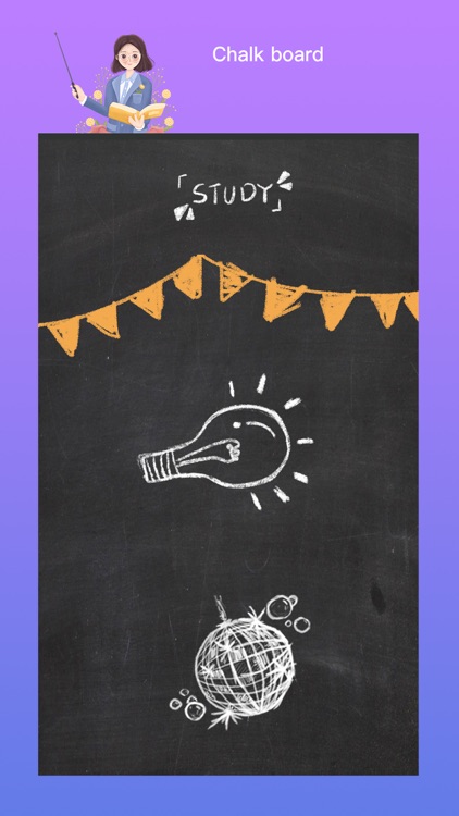 Blackboard-Chalk writing board