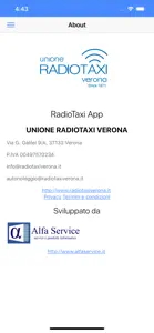 Radio Taxi Verona screenshot #2 for iPhone