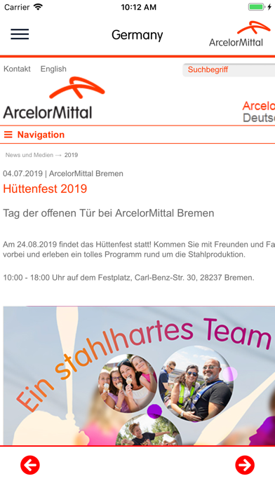 Screenshot #2 pour ArcelorMittal Germany