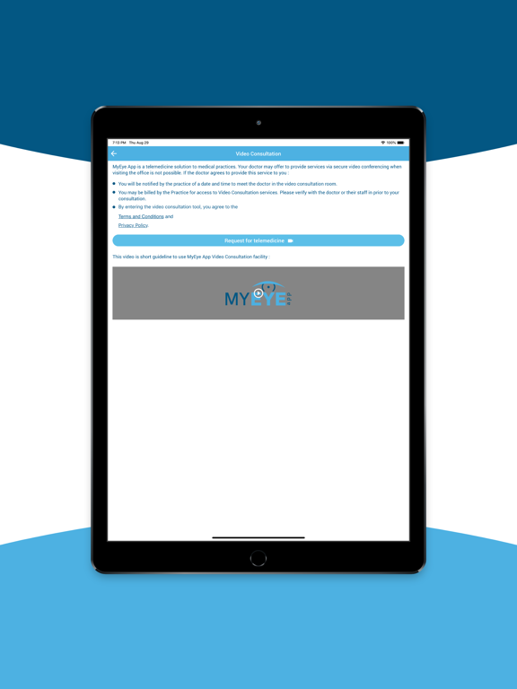 myEYEapp -The Eye Practice App iPad screenshot 5 - Medical app