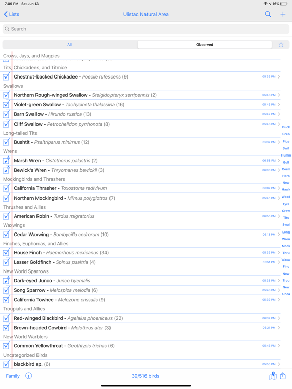 Birdathon iPad screenshot 2 - Education app