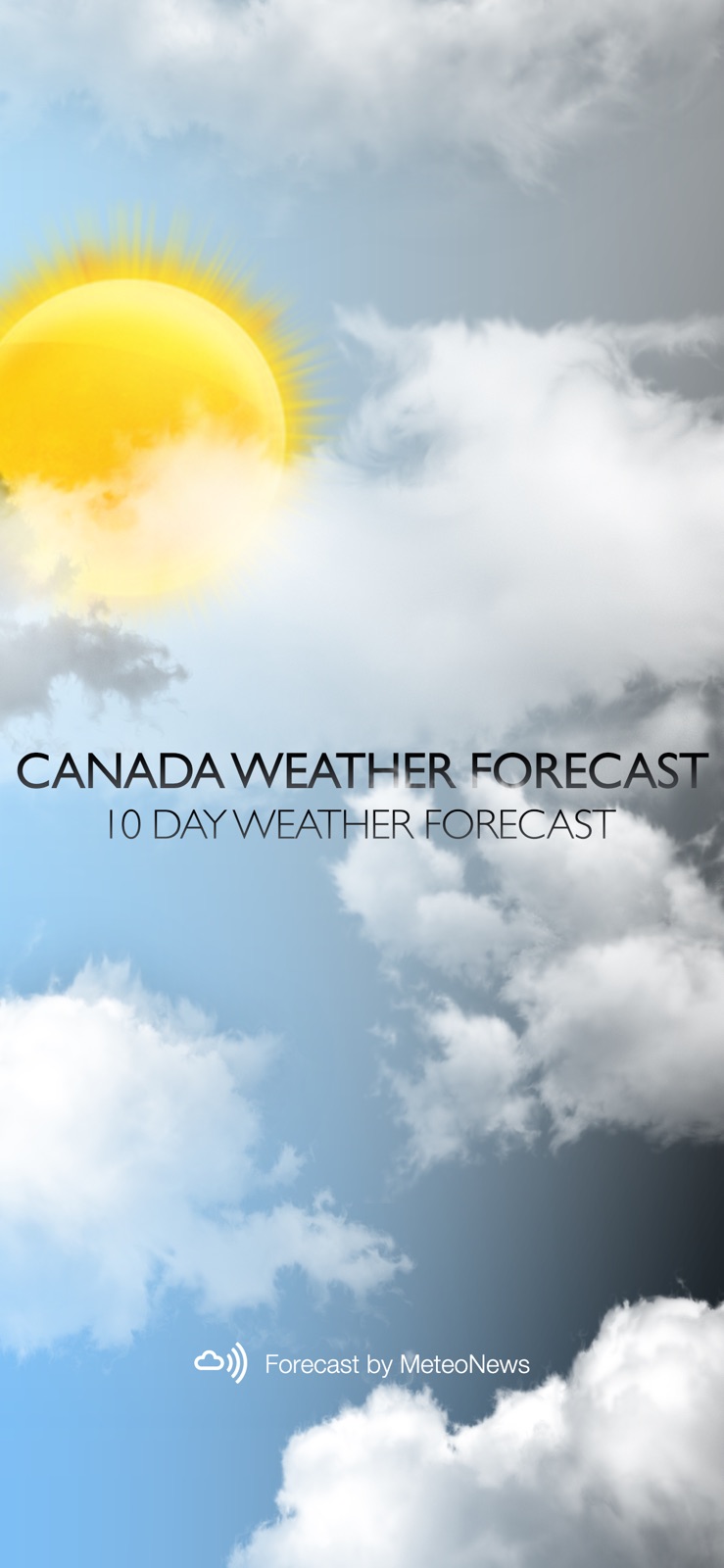 Weather for Canada iphone screenshot 7