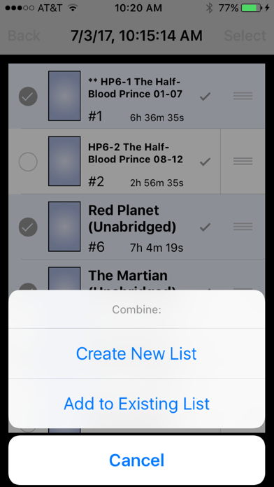 Precise Audiobook Player Screenshot