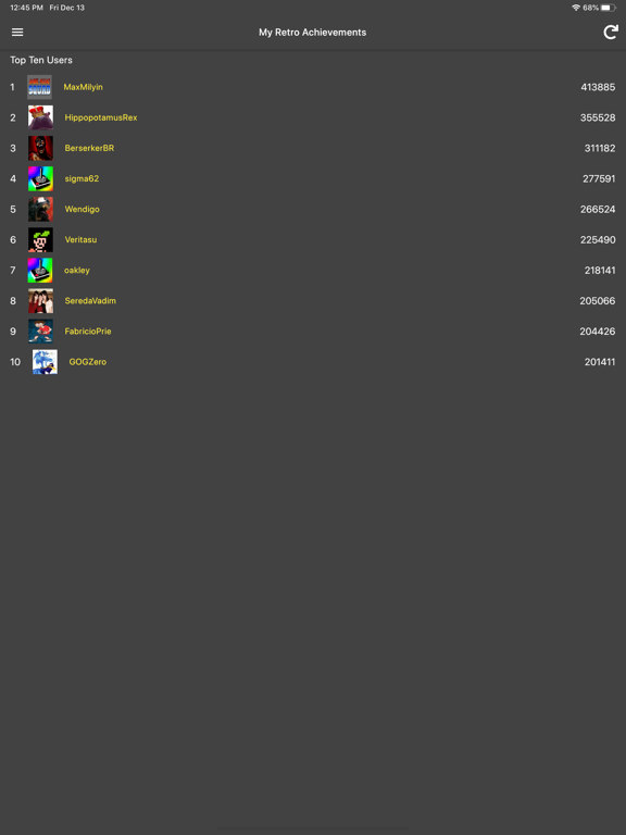 Screenshot #5 pour My Retroachievements