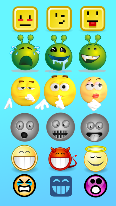 Screenshot #1 pour Lotsa Smileys for iMessage