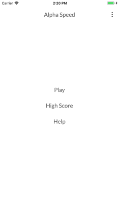 Alpha Speed - Typing Game screenshot 1