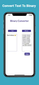 Binary Converter Calculator+ screenshot #1 for iPhone