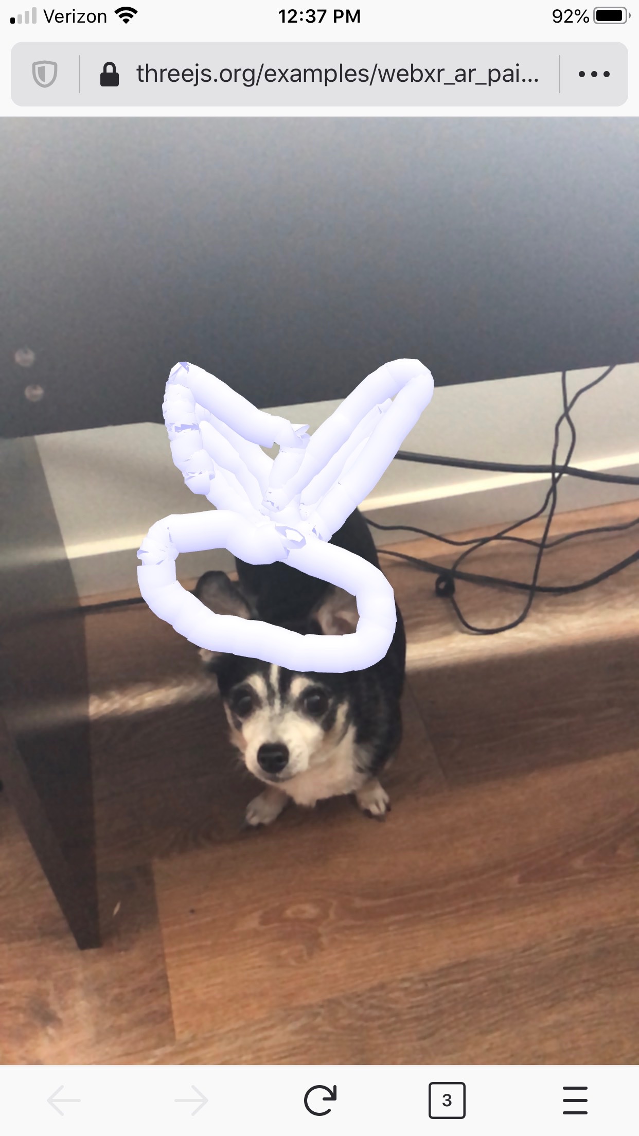 Screenshot 1 of WebXR Viewer