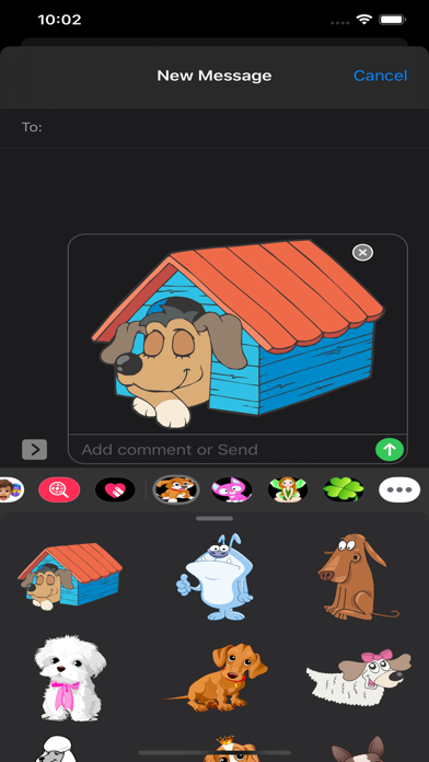 Screenshot #2 pour Dogs Stickers & Emojis