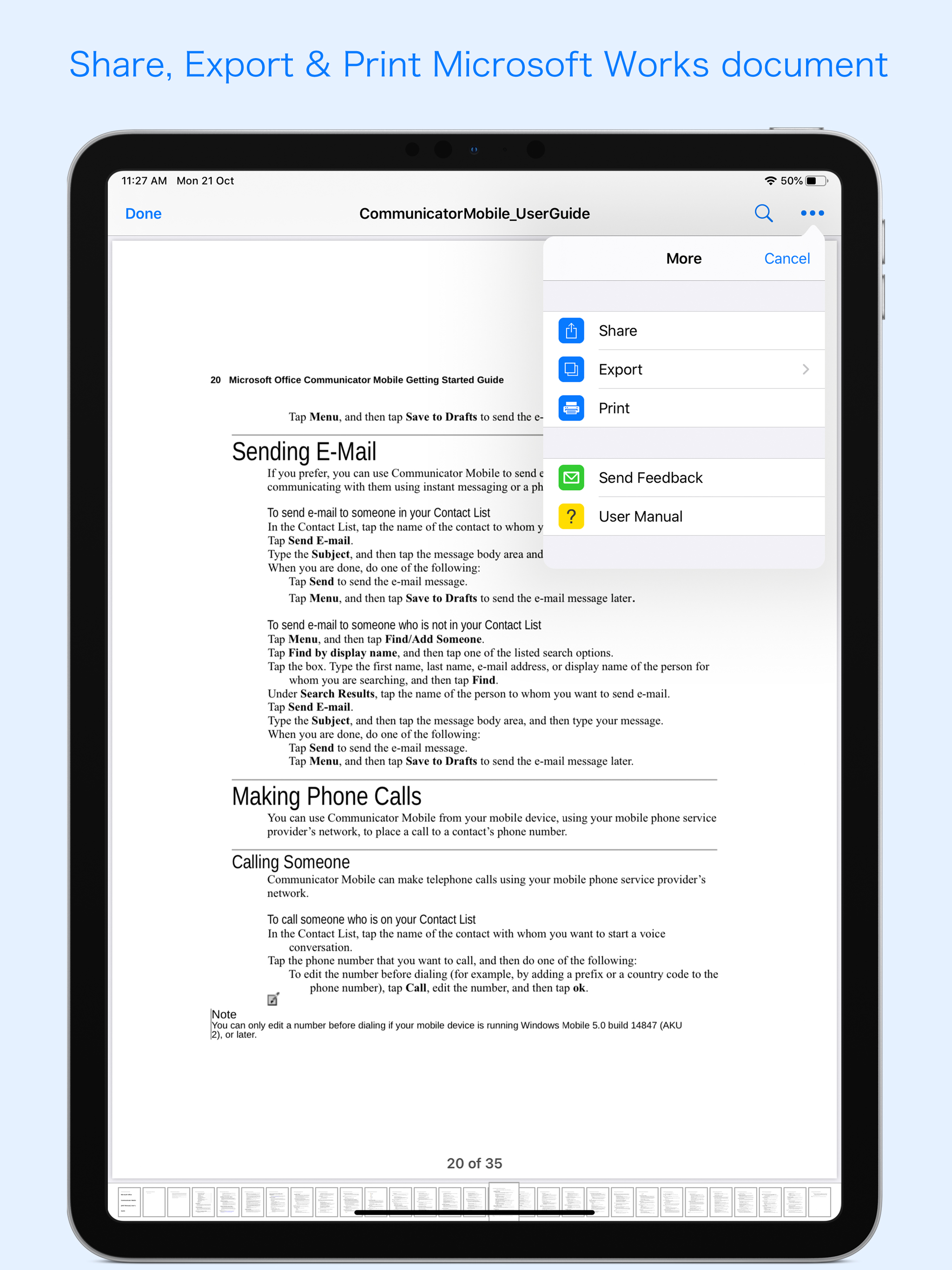 WPS Reader - for MS Works