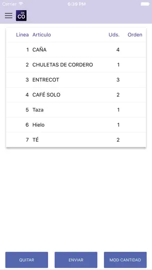 OfiComanda screenshot 3