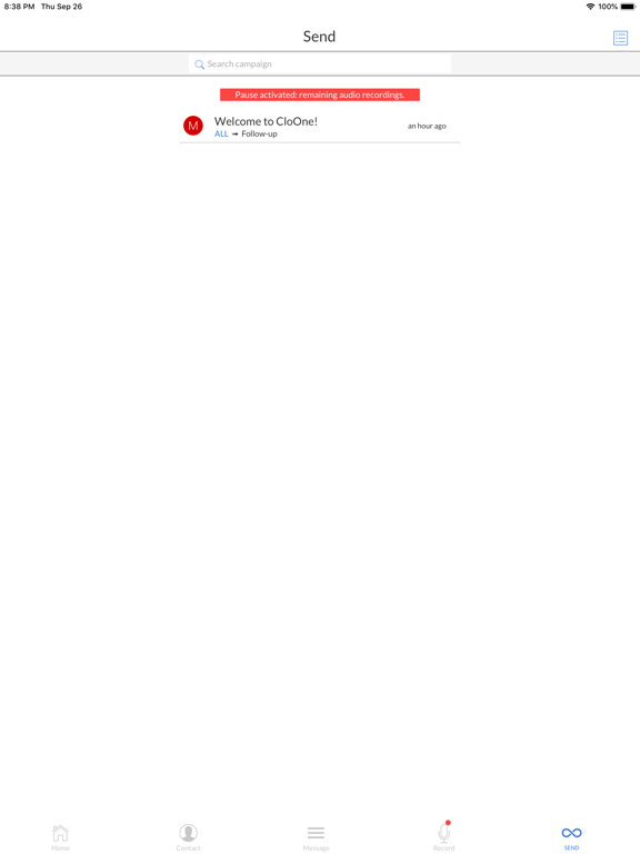 CloOne iPad screenshot 7 - Productivity app