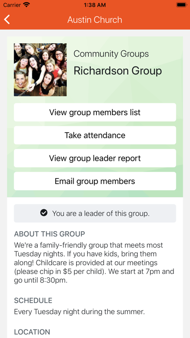 A6 Groups screenshot 2