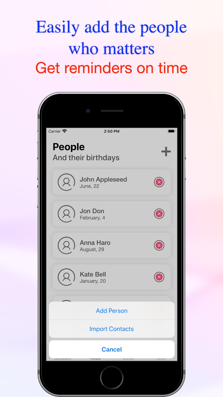 iPhone screenshot