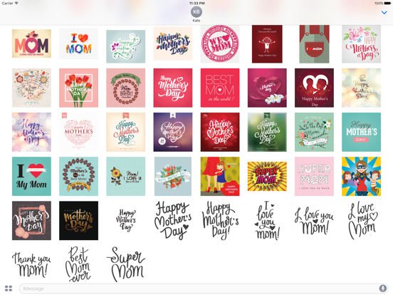 Screenshot #5 pour Mother's Day Stickers
