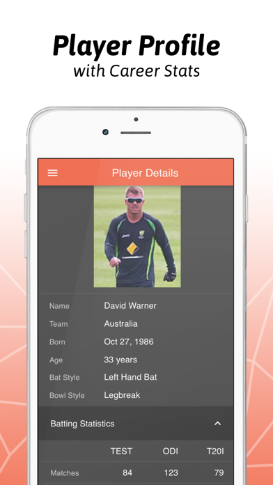 Cricster - Cricket Live Scores Screenshot