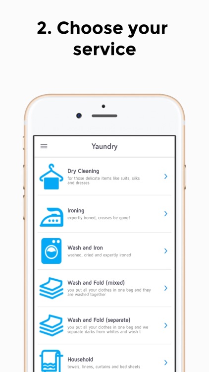 Yaundry Dublin's Laundry App